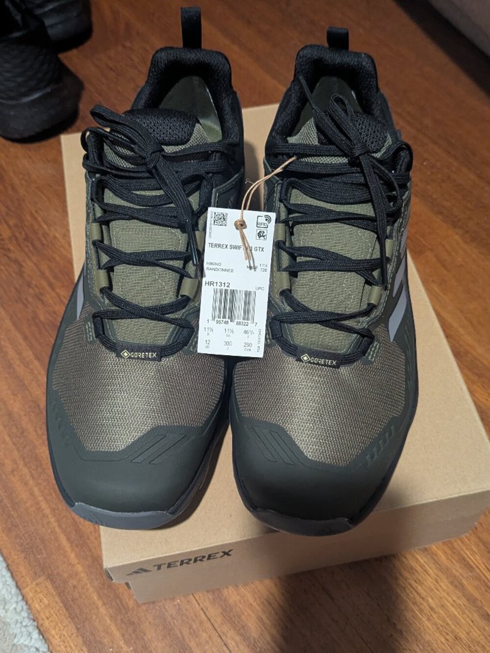 Adidas Terrex Swift R3 GORE-TEX (HR1312) Hiking Shoes-New in Box-Men's 12